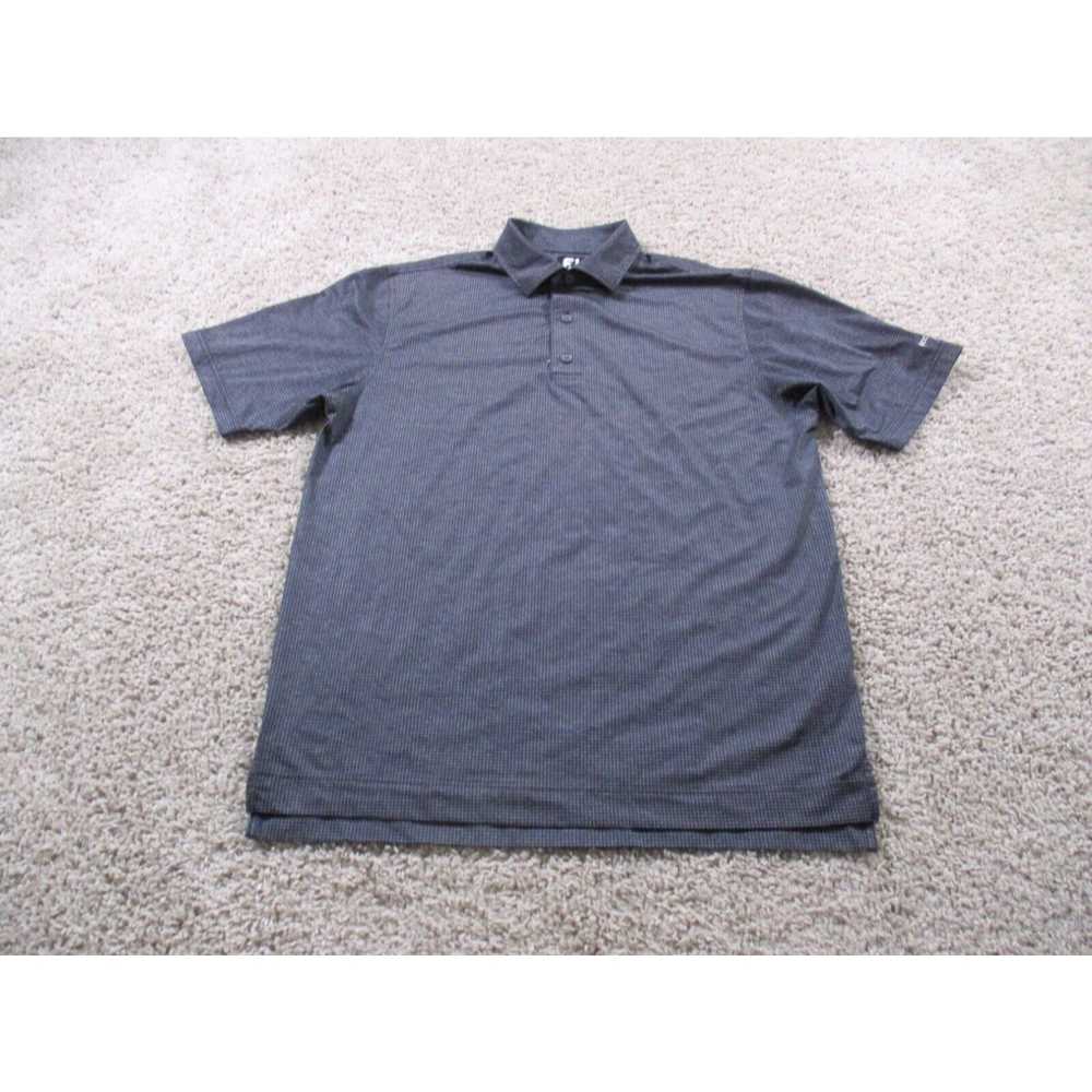 Footjoy Footjoy Polo Shirt Mens Medium Gray Hound… - image 1