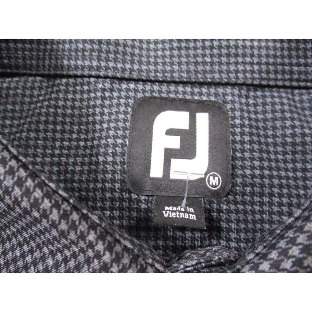 Footjoy Footjoy Polo Shirt Mens Medium Gray Hound… - image 4