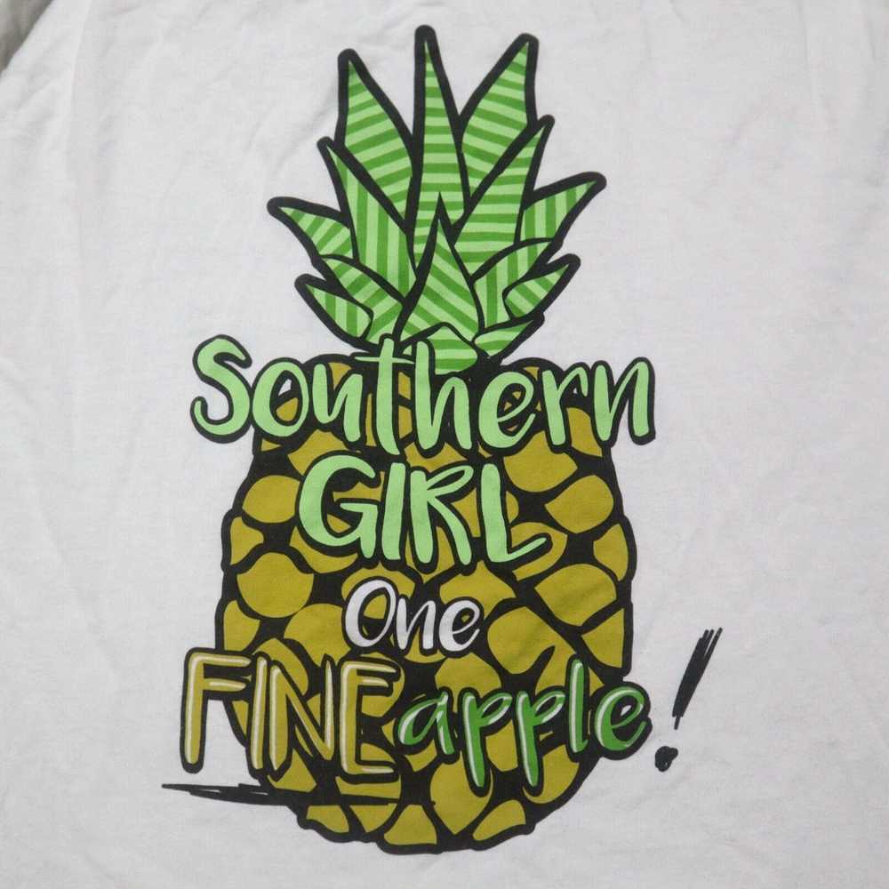 Vintage Southern Girl One Fineapple Pineapple Tee… - image 1