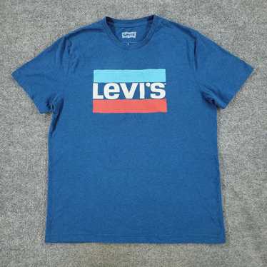 Levi's Levi's Shirt Men's Medium Blue Logo Graphi… - image 1