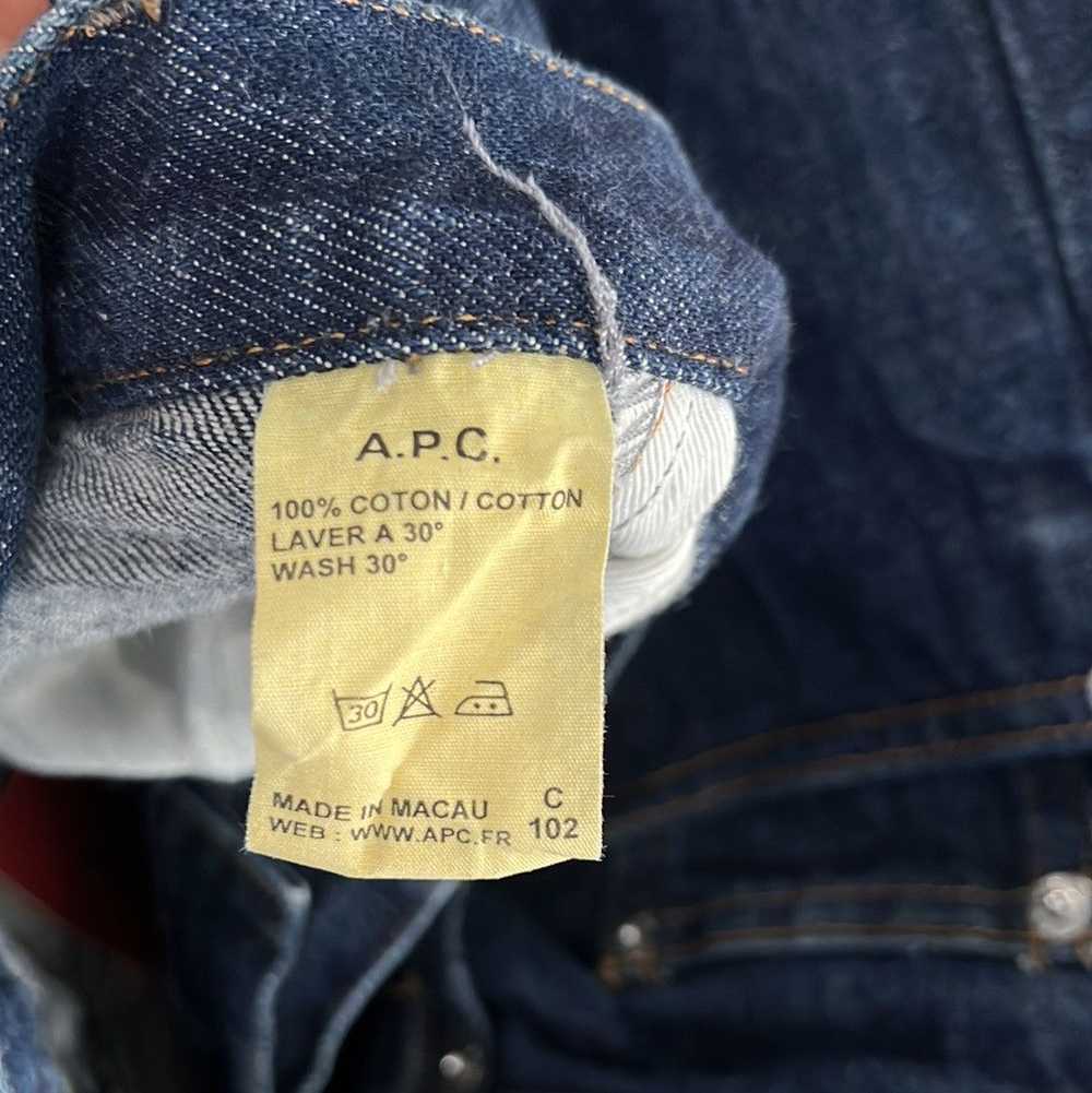 A.P.C. × Streetwear × Vintage APC Cure Jeans Butt… - image 8