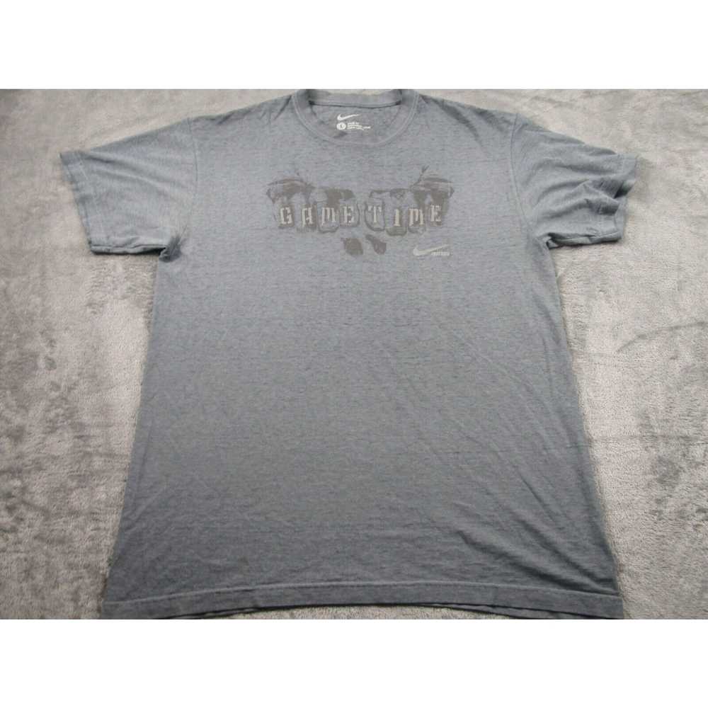 Nike Nike Shirt Mens Large Gray Football Activewe… - image 1