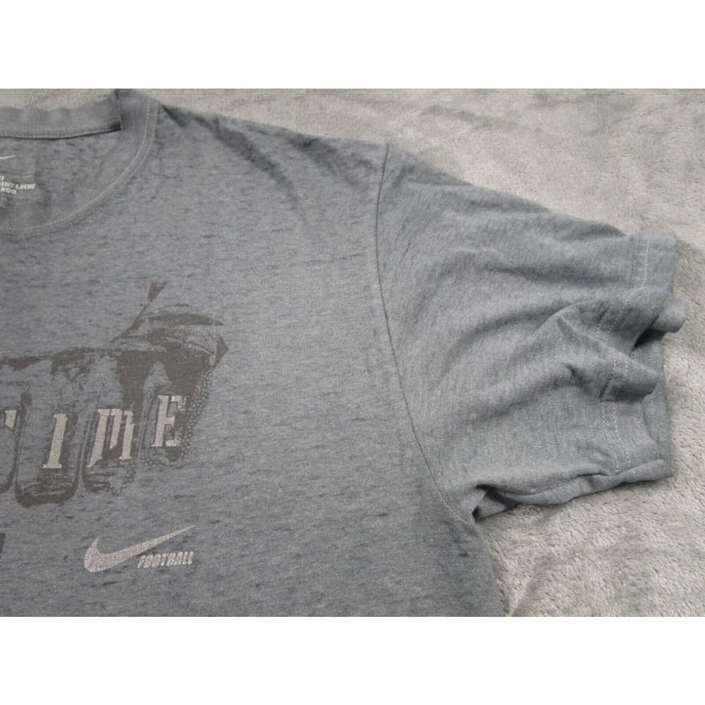 Nike Nike Shirt Mens Large Gray Football Activewe… - image 2