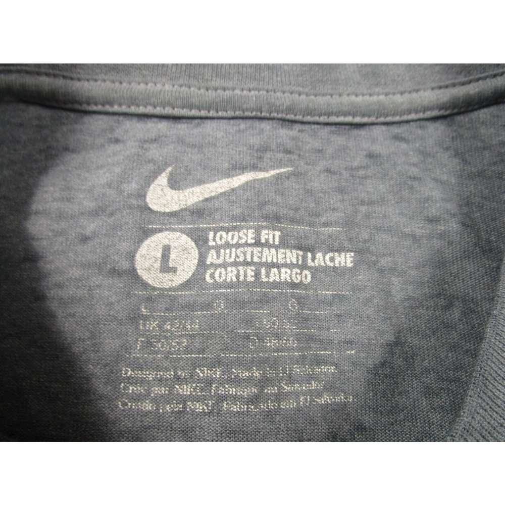 Nike Nike Shirt Mens Large Gray Football Activewe… - image 4