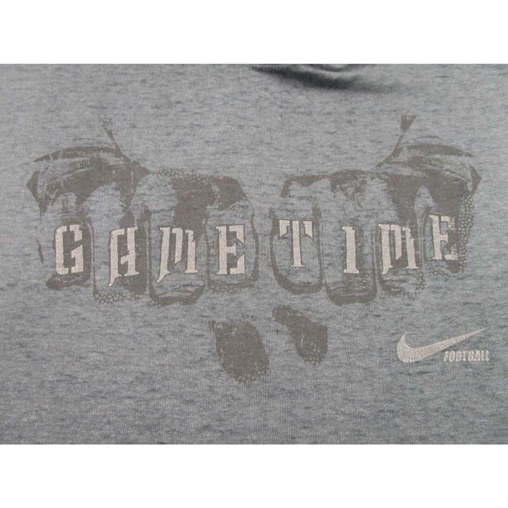 Nike Nike Shirt Mens Large Gray Football Activewe… - image 5