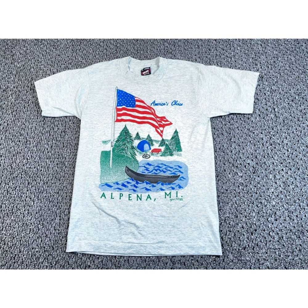 Fruit Of The Loom VTG 90s Alpena Michigan Lake Pr… - image 1