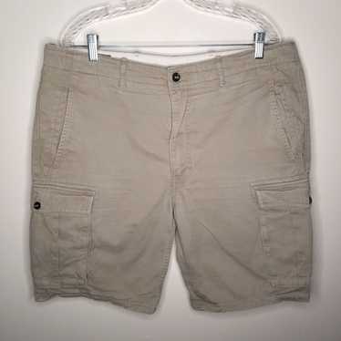 Levi's Levi Mens Beige Khaki Cargo Shorts Size 36 - image 1