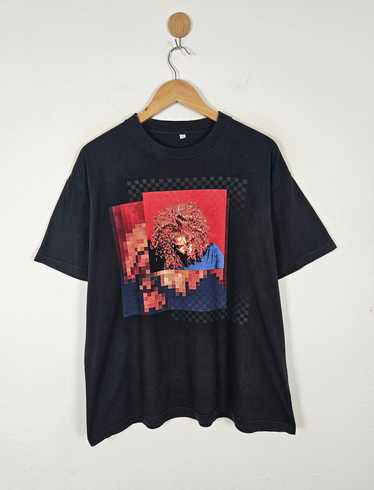 Vintage outlet 1998 Janet Jackson Velvet Rope World Tour T Shirt Large Rap Tee Black