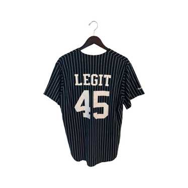 Vintage legit vintage X majestic pinstripe baseba… - image 1