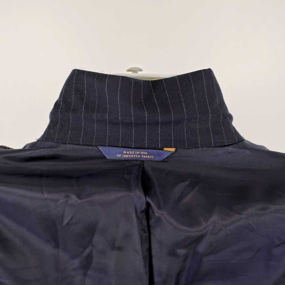 Brooks Brothers Brooks Brothers Bespoke Wool Blue… - image 12