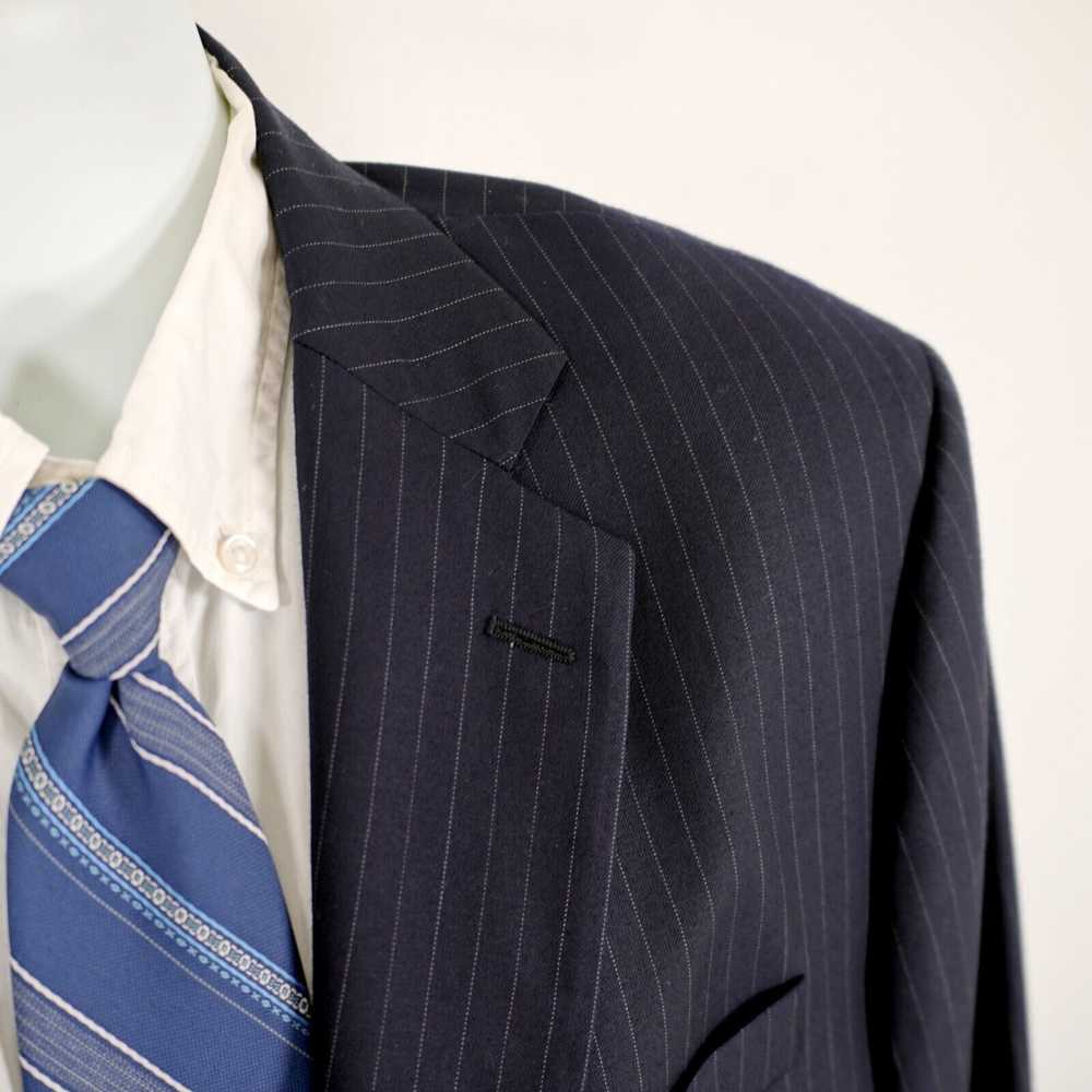 Brooks Brothers Brooks Brothers Bespoke Wool Blue… - image 2