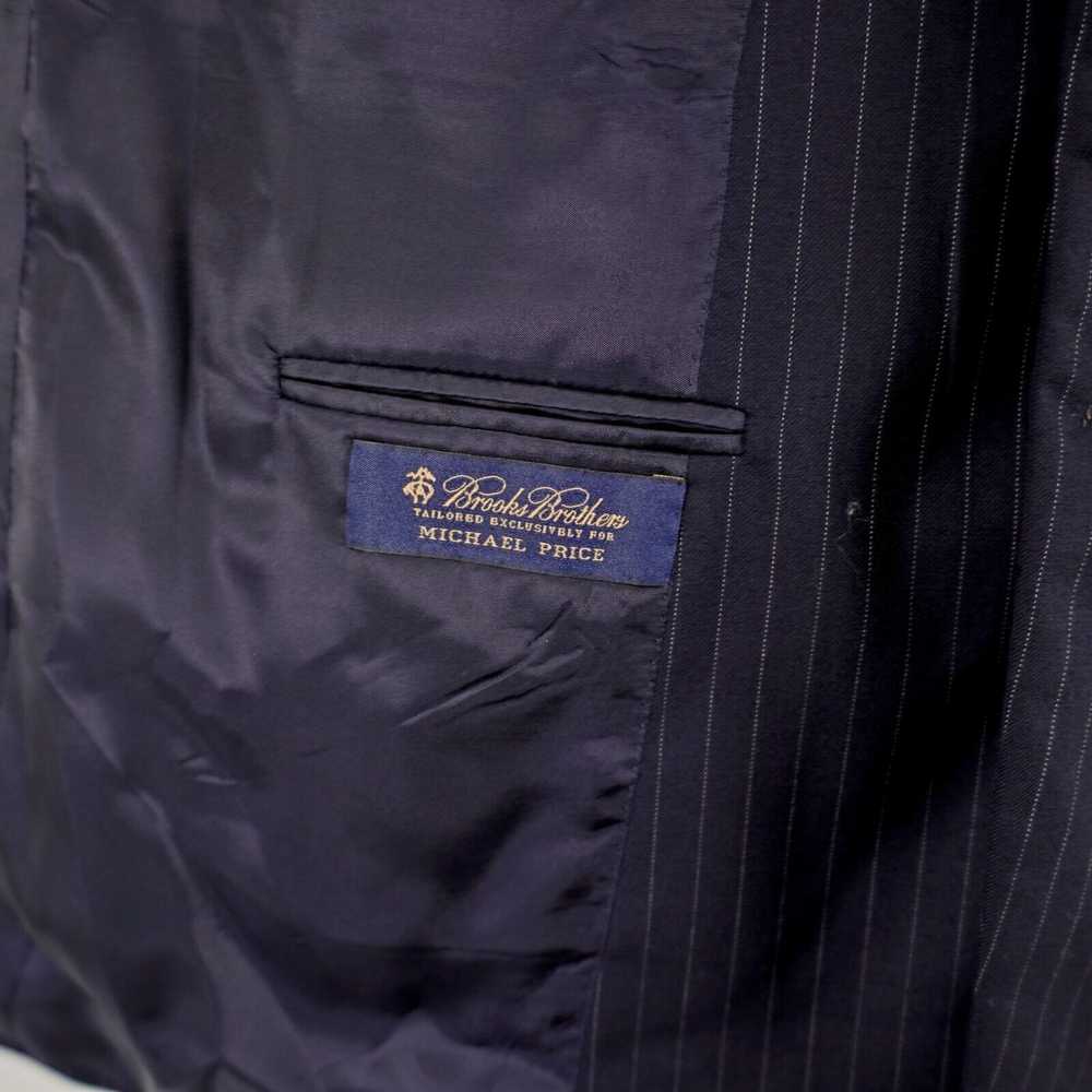 Brooks Brothers Brooks Brothers Bespoke Wool Blue… - image 9