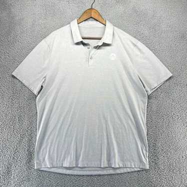 Lululemon Lululemon Polo Shirt Men's 2XL Gray Str… - image 1