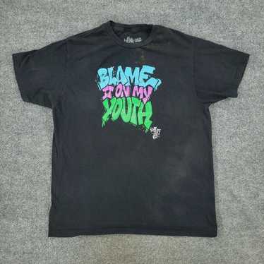 Kiton Blink182 Shirt Men Large Black Blame It On … - image 1