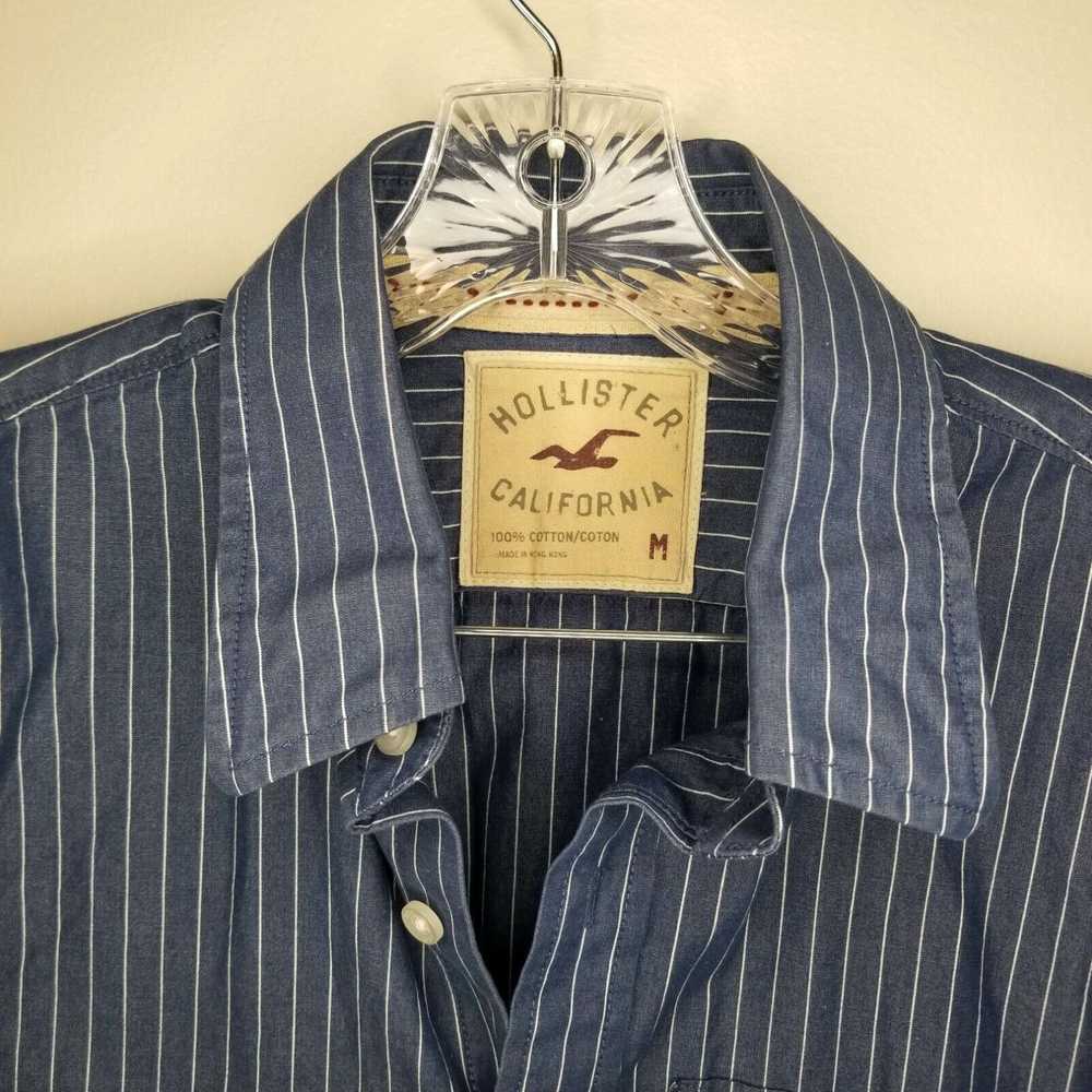 Vintage Hollister California Mens Blue Long Sleev… - image 3