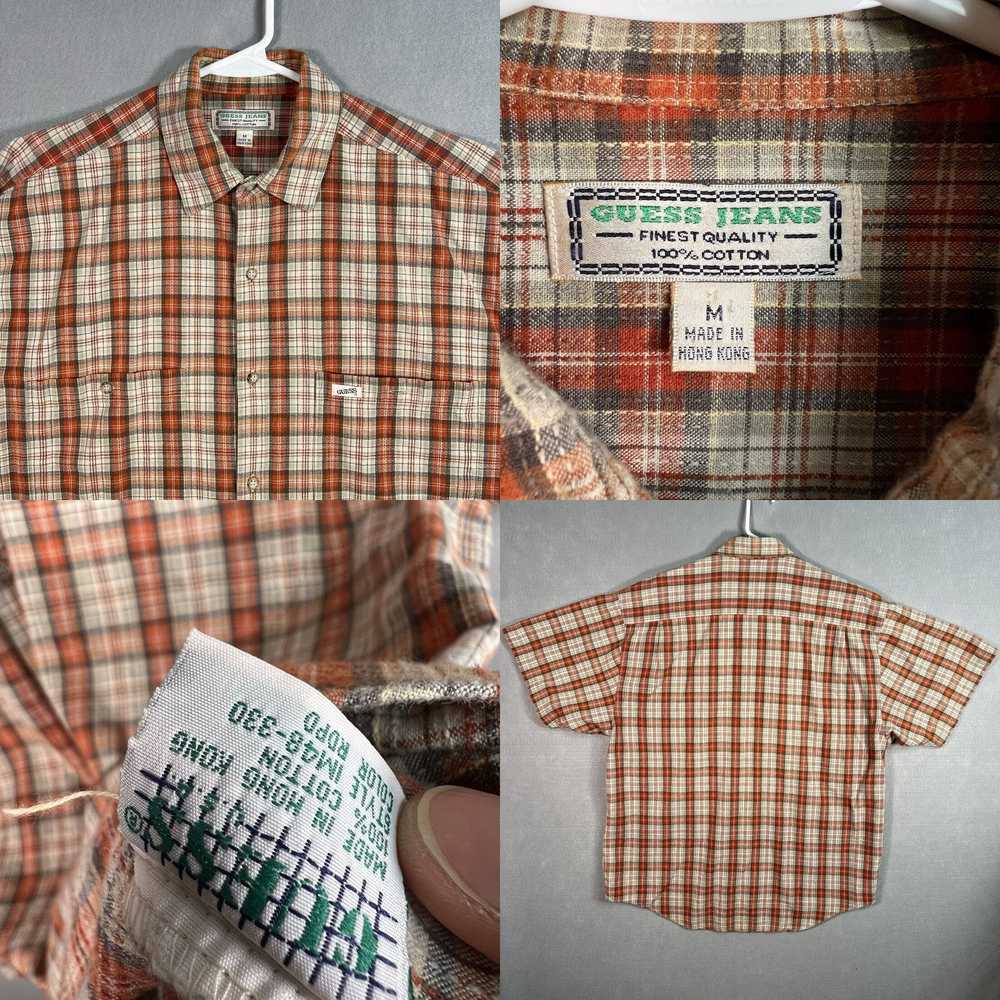 Guess Vintage 90s Guess Jeans Plaid Button Shirt … - image 4