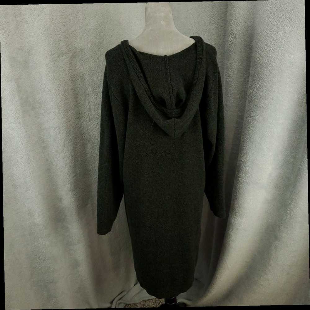 Torrid Torrid Sweater Dress Womens 4X Green Black… - image 3