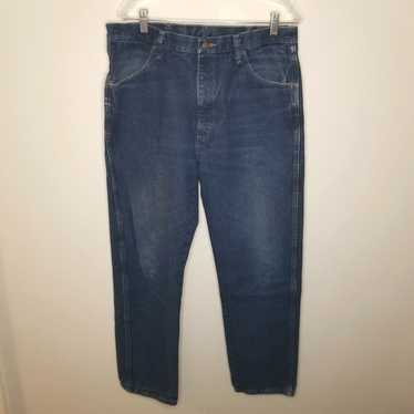 Vintage Rustler Mens Straight Blue Jeans Size 36x… - image 1