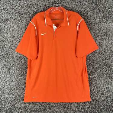 Nike Nike Dri Fit Orange Polo Men’s L - image 1