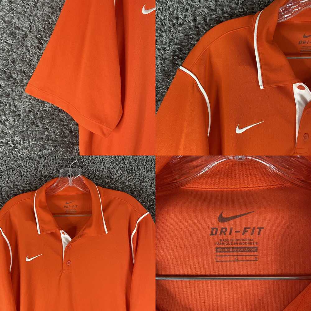 Nike Nike Dri Fit Orange Polo Men’s L - image 4