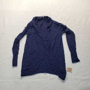 Merona Merona Sold Navy Blue Sweater Cardigan Open