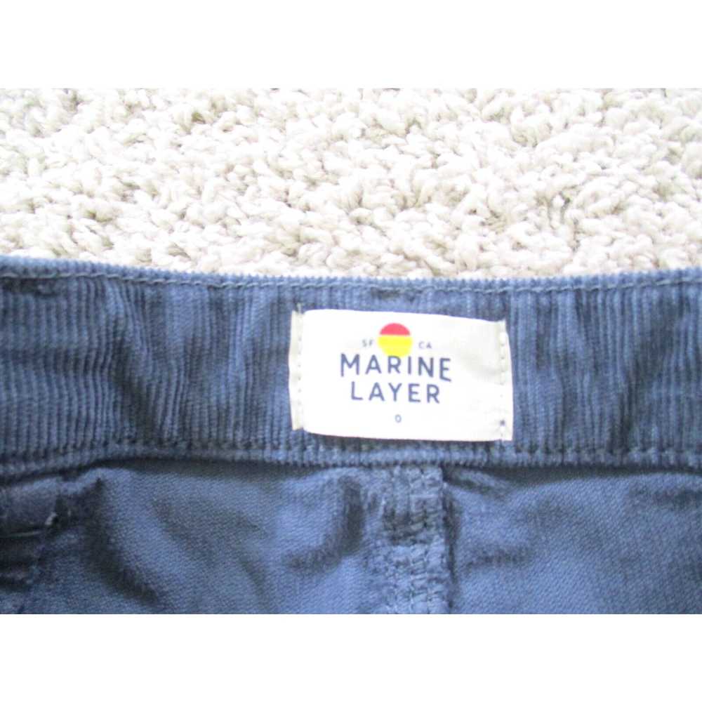 Marine Layer Marine Layer Pants Womens 0 Blue Wid… - image 3