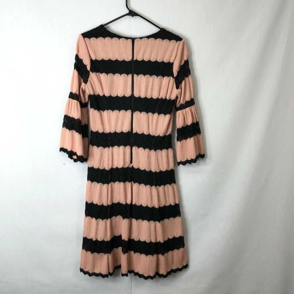 Vintage Just Taylor Womens Black Lace Striped V N… - image 2