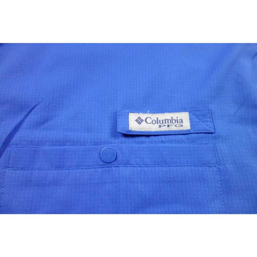 Vintage Columbia PFG Shirt Mens XL Blue Button Up… - image 2