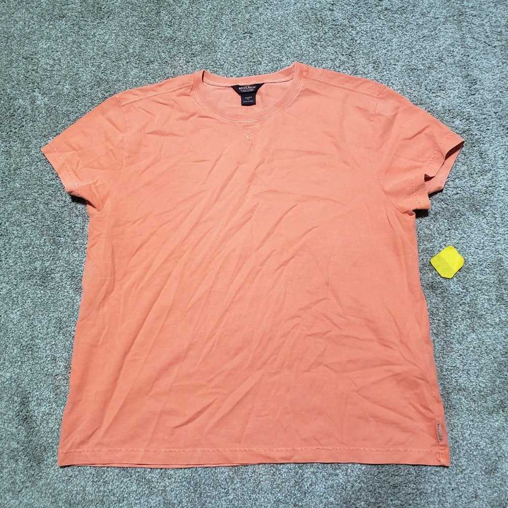 Vintage Woolrich Solid Peach Tee T-Shirt Short Sl… - image 2