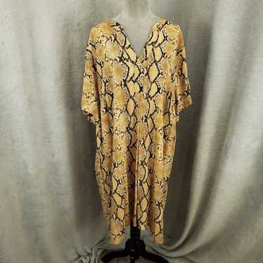 H M Snake Print Dress Gem