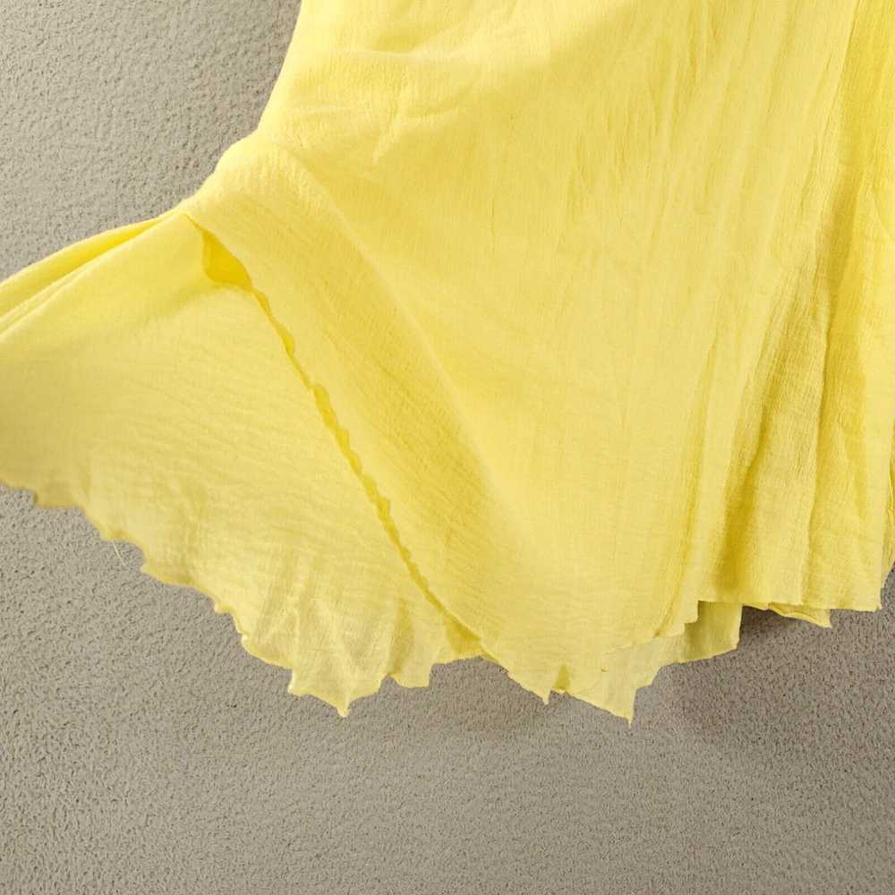 Vintage Soft Surroundings Blouse Womens XL Yellow… - image 7