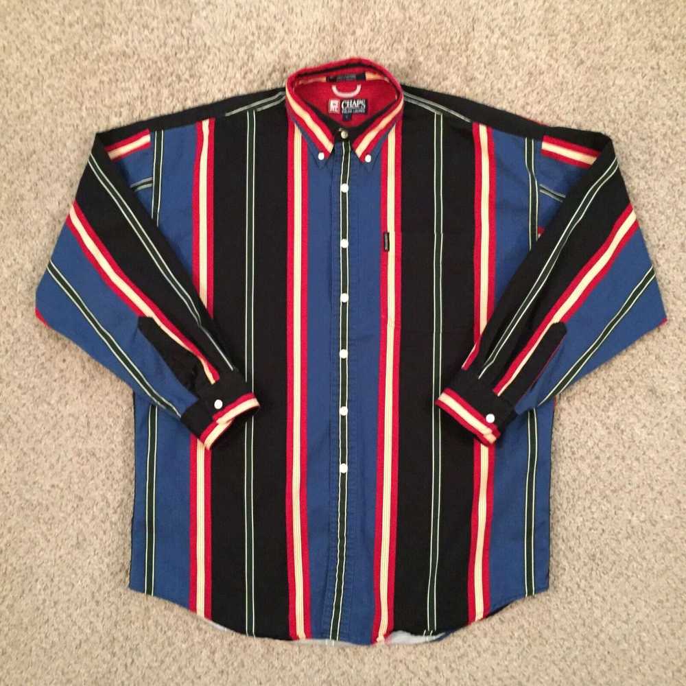 Chaps Chaps Ralph Lauren Button Up Shirt Mens Lar… - image 1