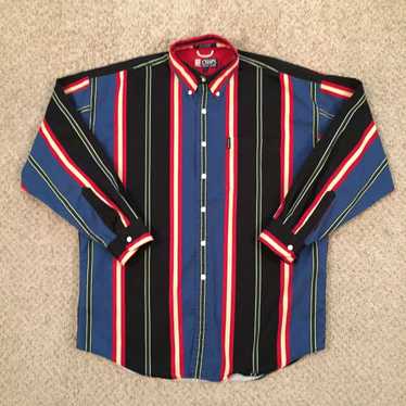 Chaps Chaps Ralph Lauren Button Up Shirt Mens Lar… - image 1