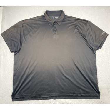 Callaway Callaway Polo Shirt Mens XL Gray Striped… - image 1