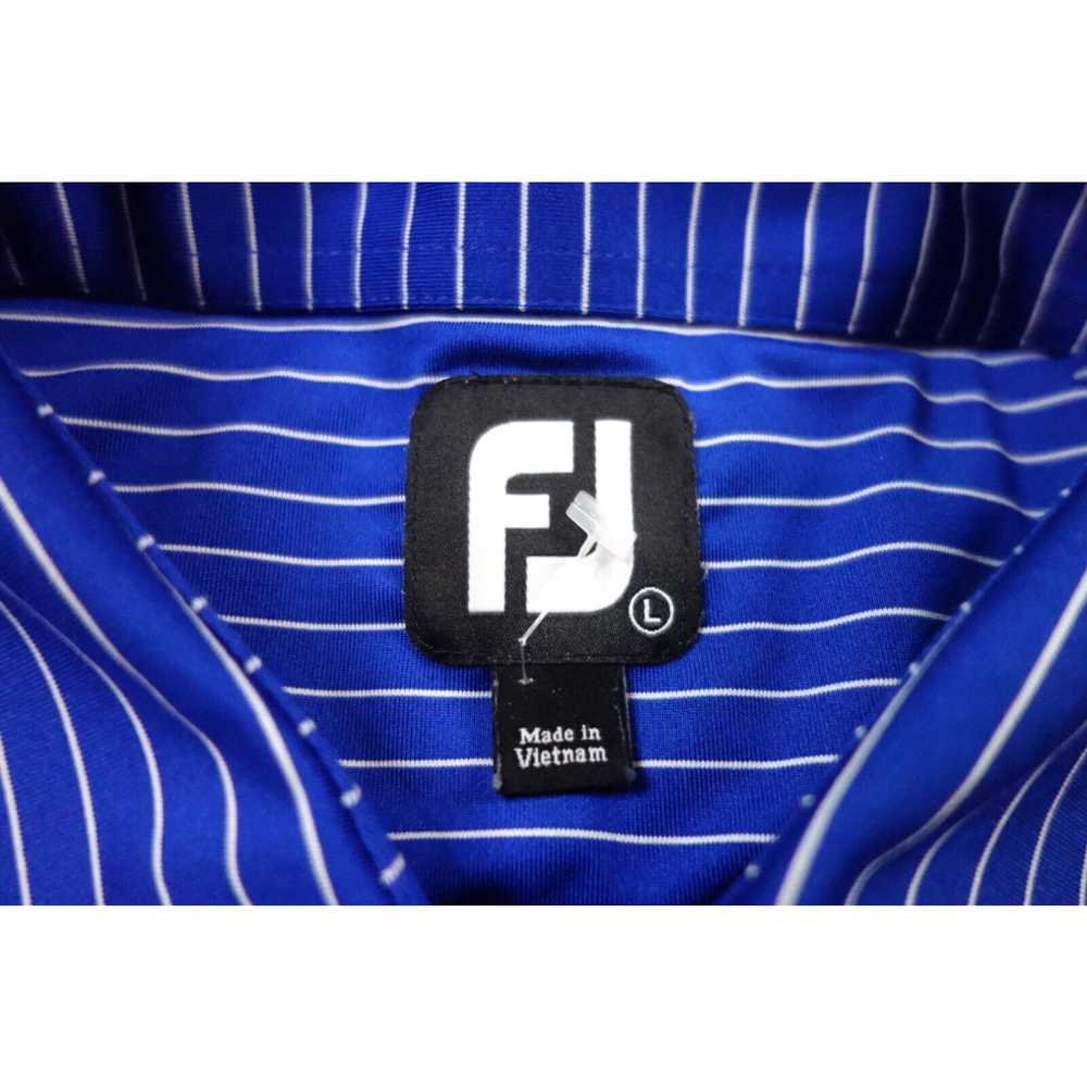 Footjoy Footjoy Polo Shirt Mens Large Blue Stripe… - image 2