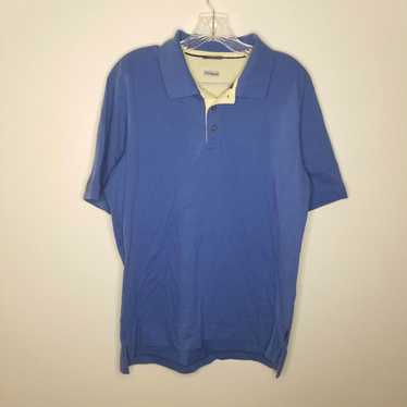 Vintage Columbia Mens PFG Regular Short Sleeve Blu