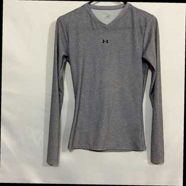 Under Armour Girls Comfortable Gray Long Sleeved … - image 1