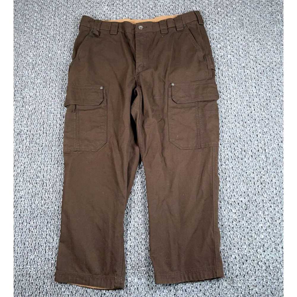 Vintage Duluth Relaxed Fit Canvas Cargo Work Pant… - image 1