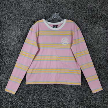 Santa Cruz Santa Cruz Mens Pink Striped Long Sleev