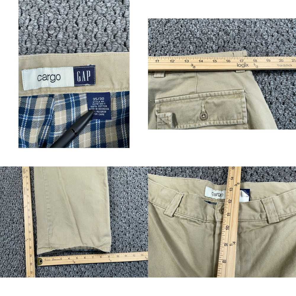 Gap VTG Y2K Gap Flannel Lined Cargo Pants Men's 3… - image 4