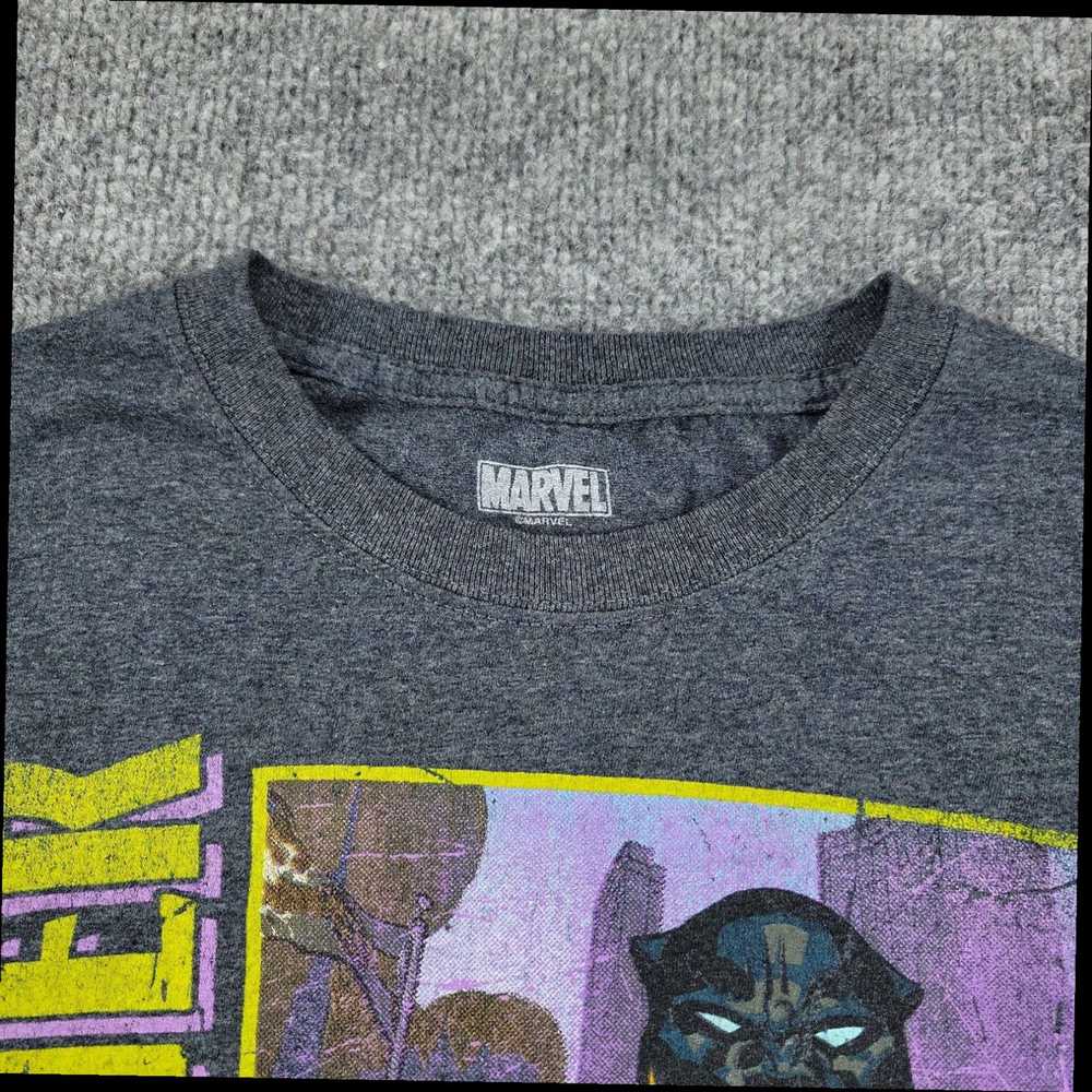 Vintage Marvel Comics Shirt Men Small Gray Black … - image 4