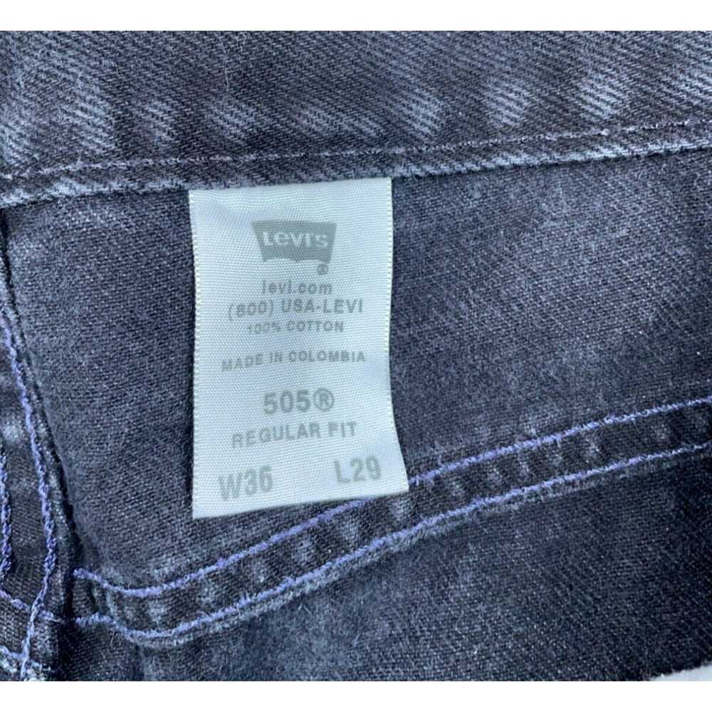 Levi's VTG Levi's 505 Regular Fit Straight Leg Je… - image 3