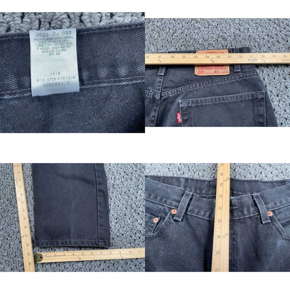 Levi's VTG Levi's 505 Regular Fit Straight Leg Je… - image 4