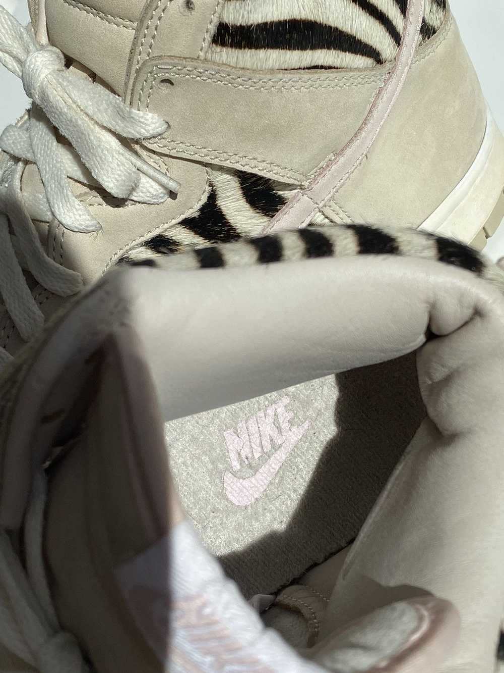 Nike × Vintage 2004 Nike Dunk High Zebra Horse Ha… - image 11