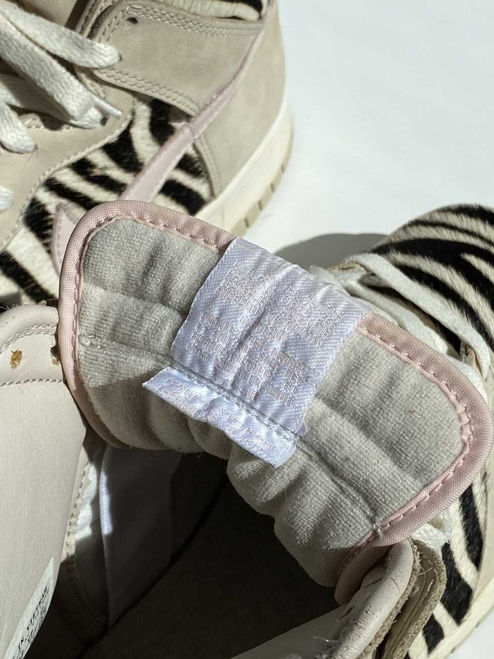 Nike × Vintage 2004 Nike Dunk High Zebra Horse Ha… - image 12