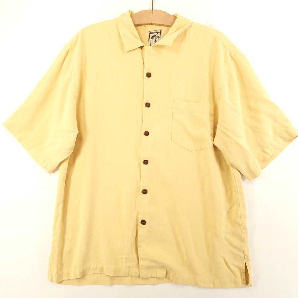 Vintage Montego Mon Button Up Shirt Mens Large 10… - image 1