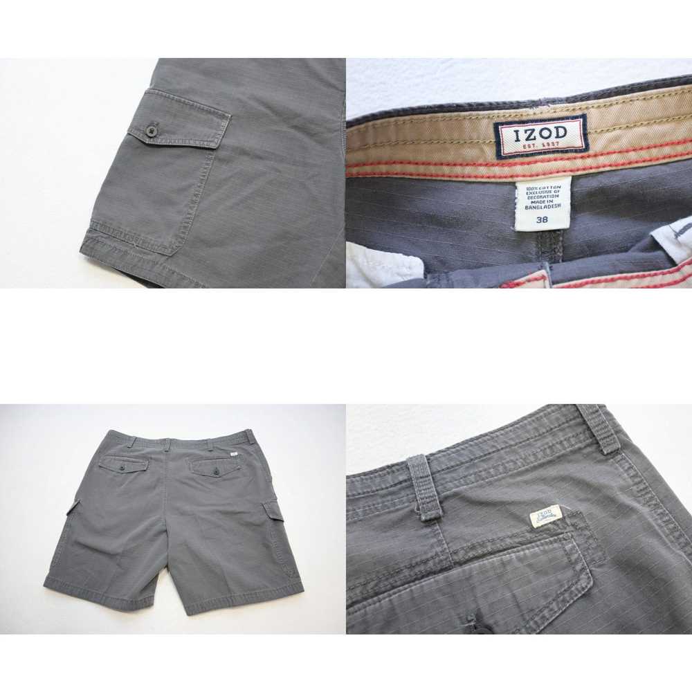 Izod Izod Ripstop Cargo Shorts Khaki Chino Gray B… - image 4