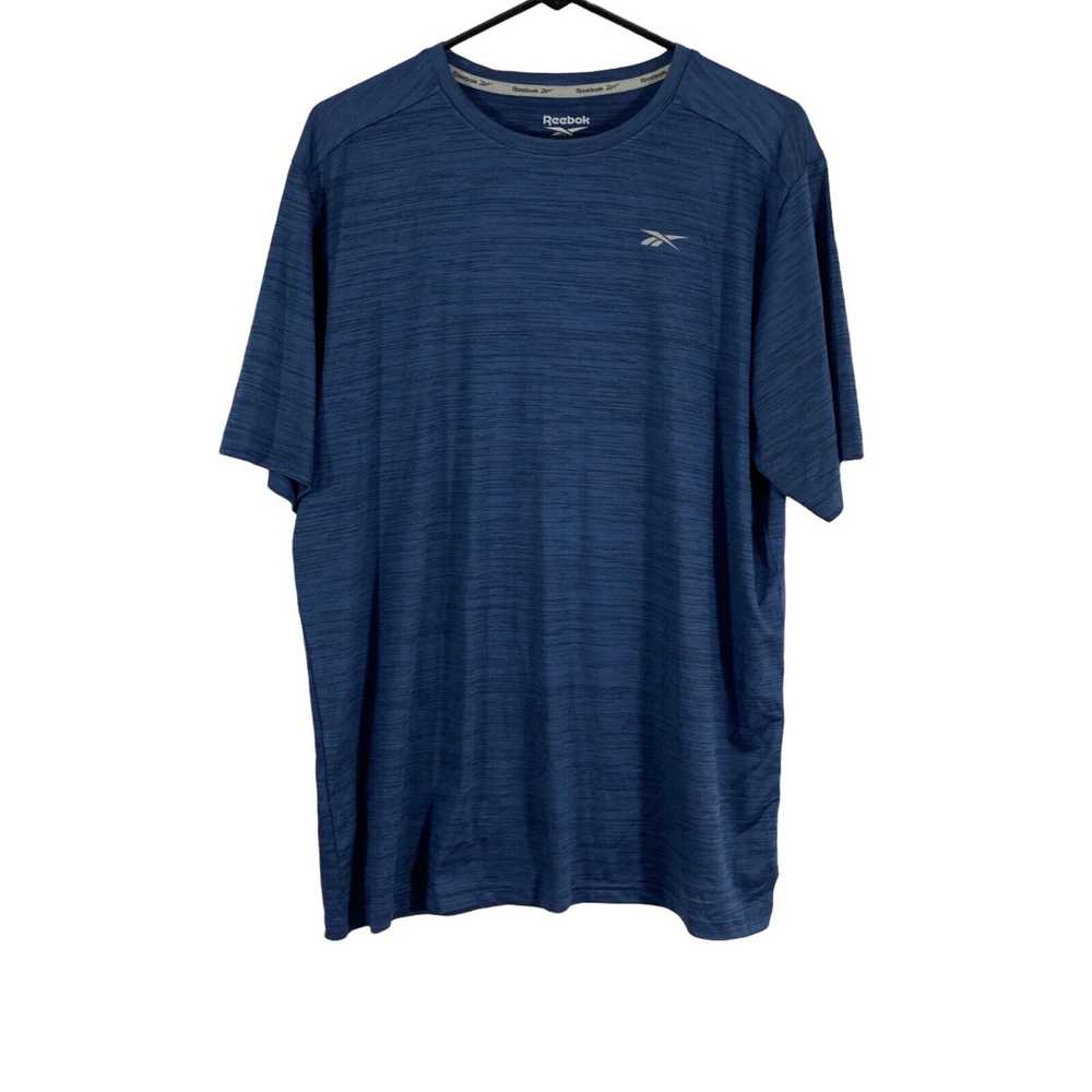 Reebok Reebok Mens Blue Short Sleeves Crew Neck P… - image 1