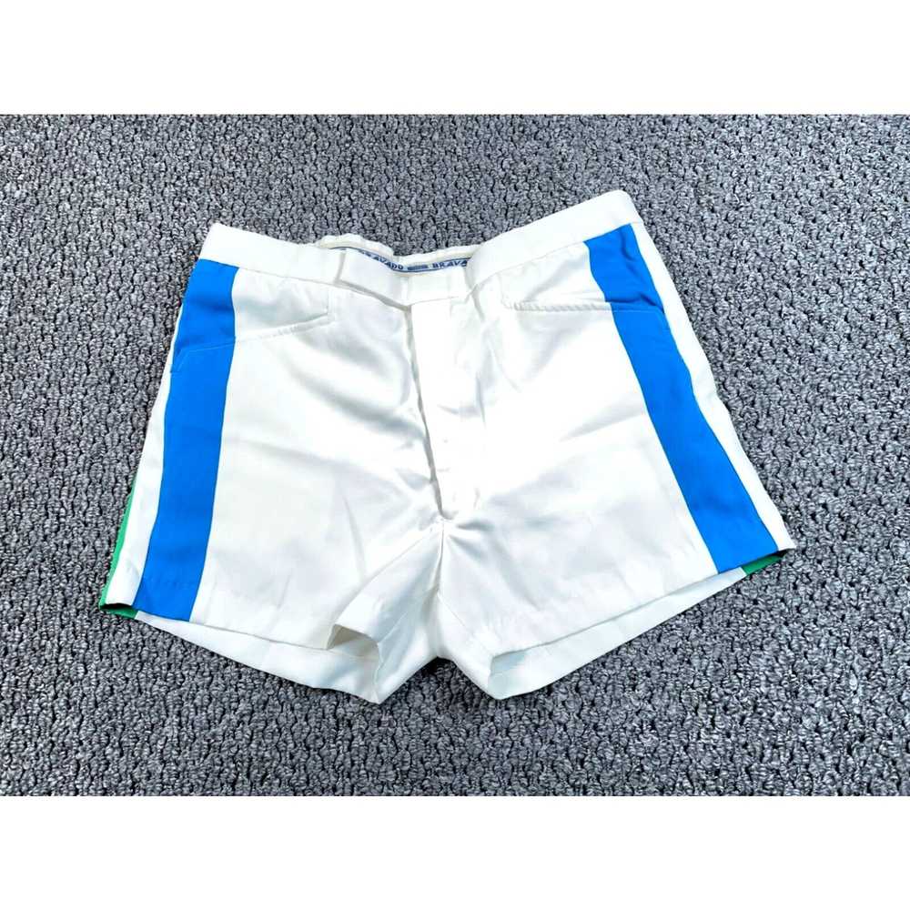 Bravado VTG 80s Polyester Athletic Shorts Men's 3… - image 1