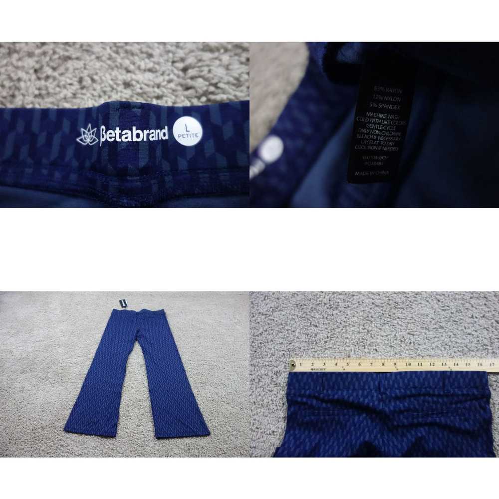 Vintage Betabrand Pants Womens Large Petite Blue … - image 4